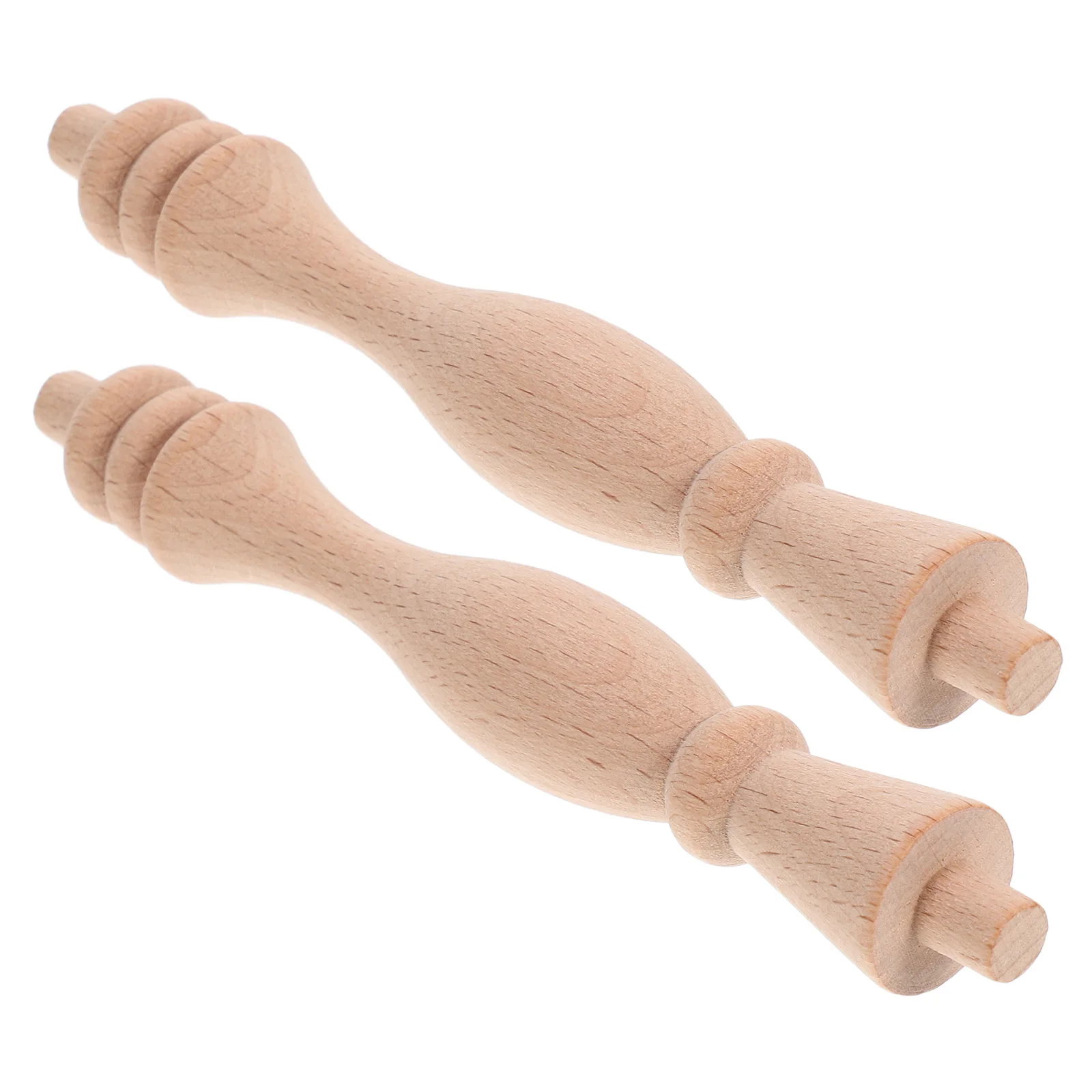 

6.48X1.18 Inch Wooden Staircase Balusters Unpainted Roman Column Design Durable Solid Outdoor Porch Decorative Stair For Garden