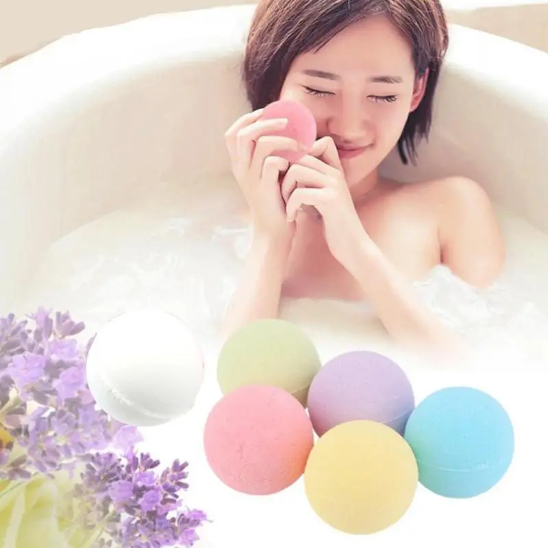 1pc 20g Small Bath Bomb Stress Relief Bubble Ball Moisturize Exfoliating Shower Cleaner Bath Aromatherapy Supplies