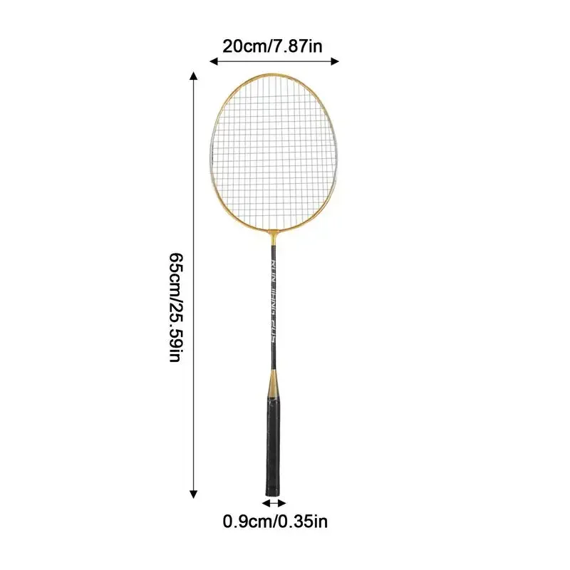 Professional Badminton Racket Set for Adults, Sweat Absorbent Equipment, Lightweight