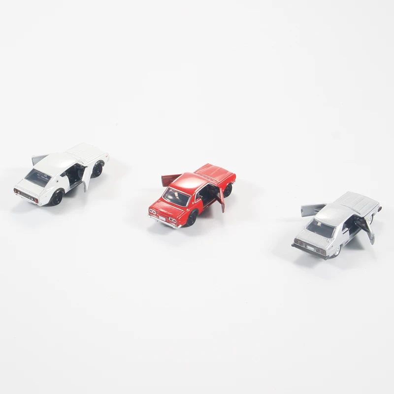 Takara Tomy Tomica Nissan SKYLINE 3pcs/set Miniature Diecast Car Model Metal Sports Car Children Toy Boy Christmas Birthday Gift