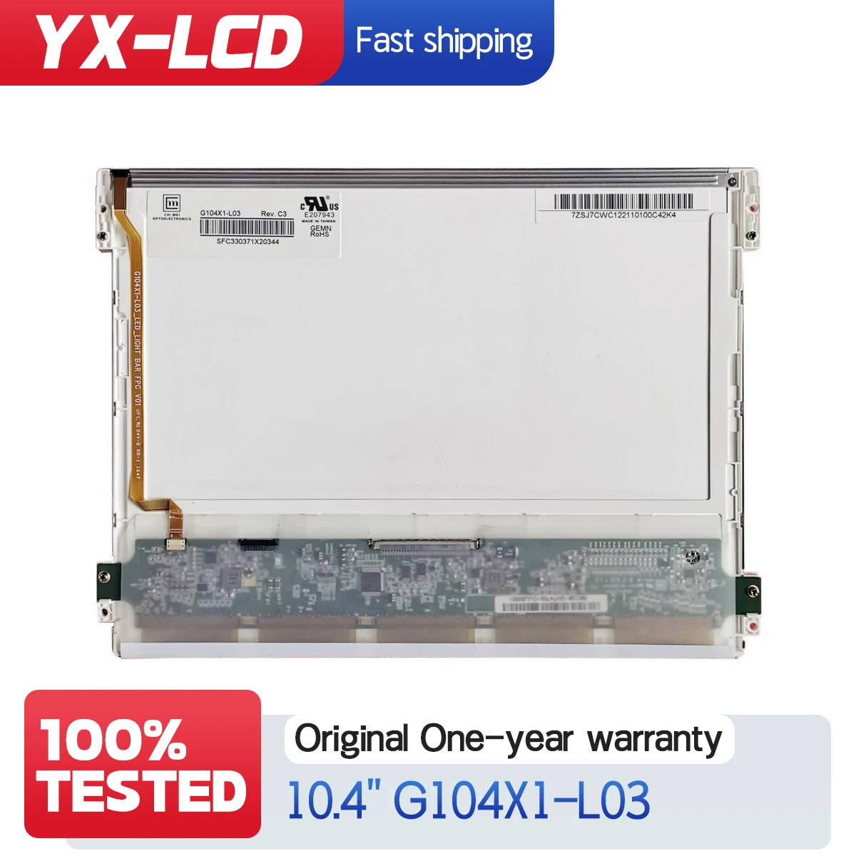 G104X1-L01 G104X1-L03 G104X1-L04 G104V1-T01 G104V1-T03 G104XVN01.0 Original 10.4 AUO LCD Display