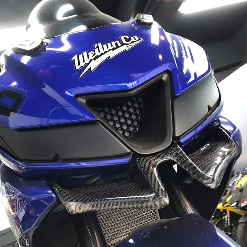 Motorrad Front Verkleidung Winglet Flügel Schutz Abdeckung Für R15 V3 2017 2018 2019 2020 2021 Für BAJAJ PULSAR RS200 Zubehör