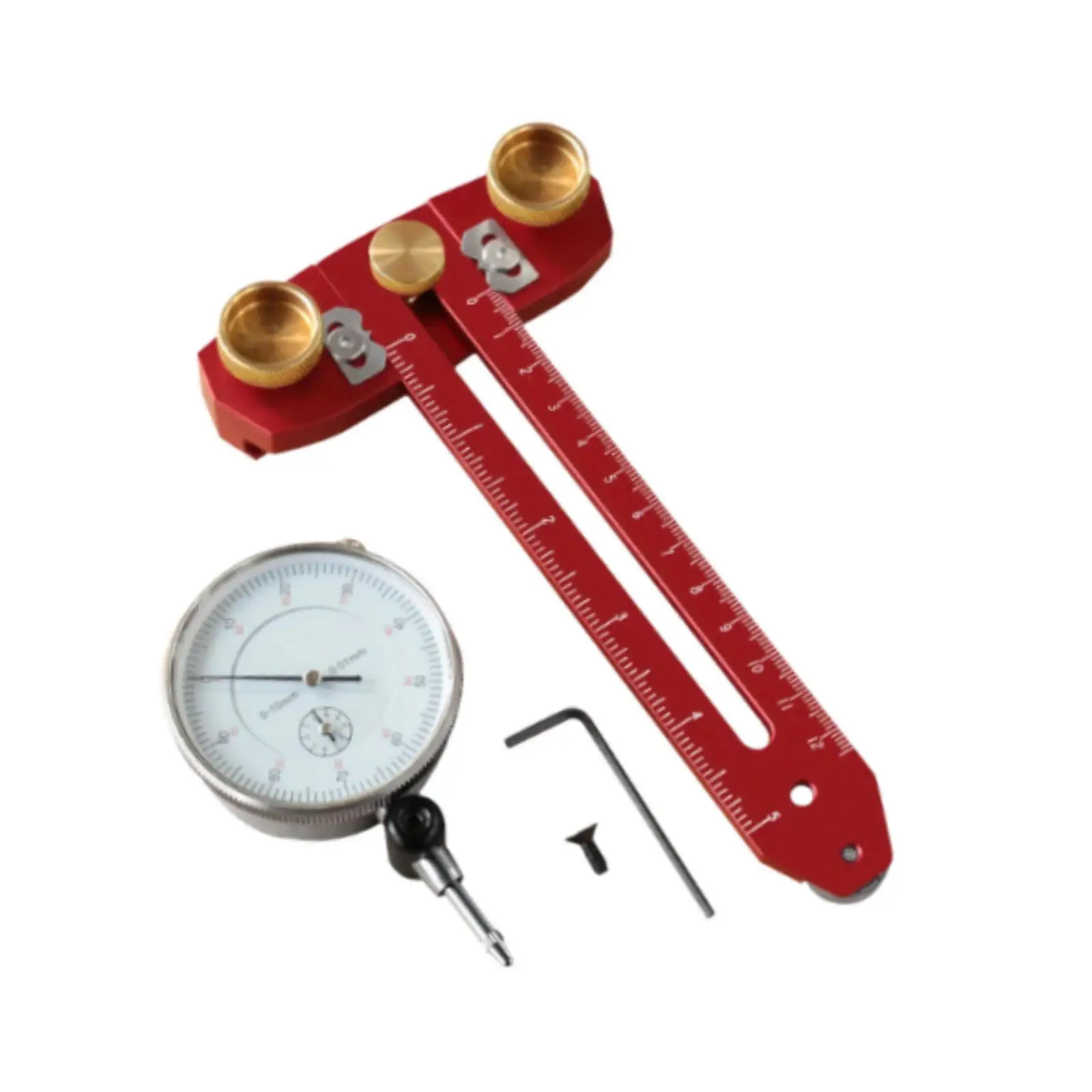 Table Saw Jig Guide Gauge Resolution 0.01mm Accessories with Dial Indicator