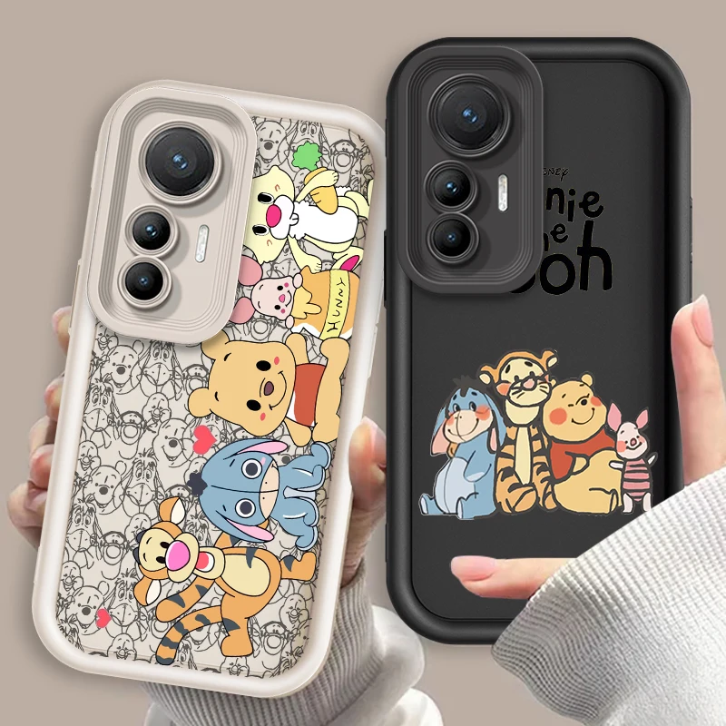 Disney Winnie Pooh Family Eye Ladder For Xiaomi MI 14 12T 11 Lite Poco M3 X5 X4 F5 F4 F3 F2 GT Pro 5G Funda Phone Case