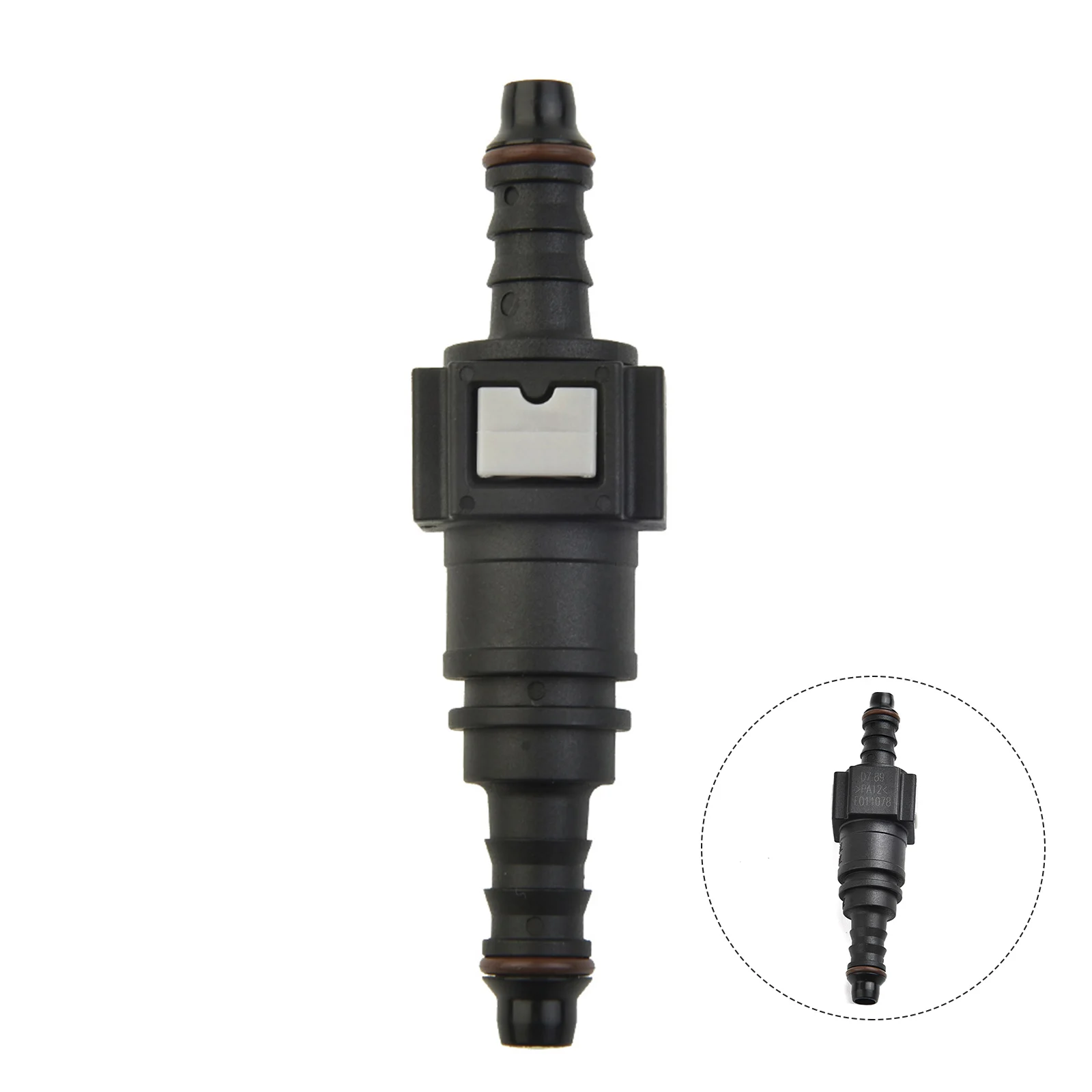 1 Set 7.89 ID6 Car Fuel Line Quick Connector Rubber Fuel Pipe Hose Connect Fitting Tools Quick Release Connector SET Accessories