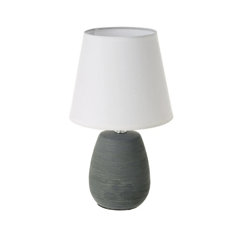 Table lamps table lamp with gray ceramic rustic tulip, ø 17x27 cm 136600