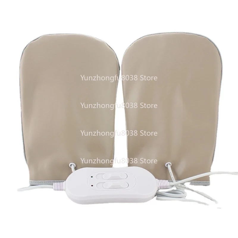 

US EU UK Plug Hand Massage Device Hand Po Heated Vibration Massage Spa Gloves Infrared Heating