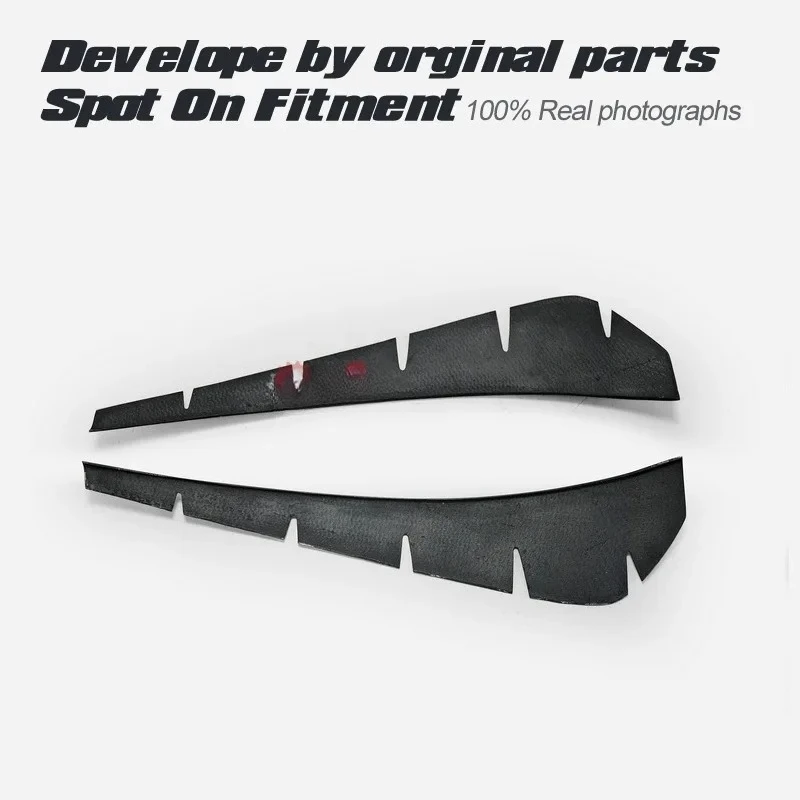 Compatible with Honda Type R Civic FK8 Carbon Fiber Modification Front Fender Side Air Vent Stickers Replacement Add-on