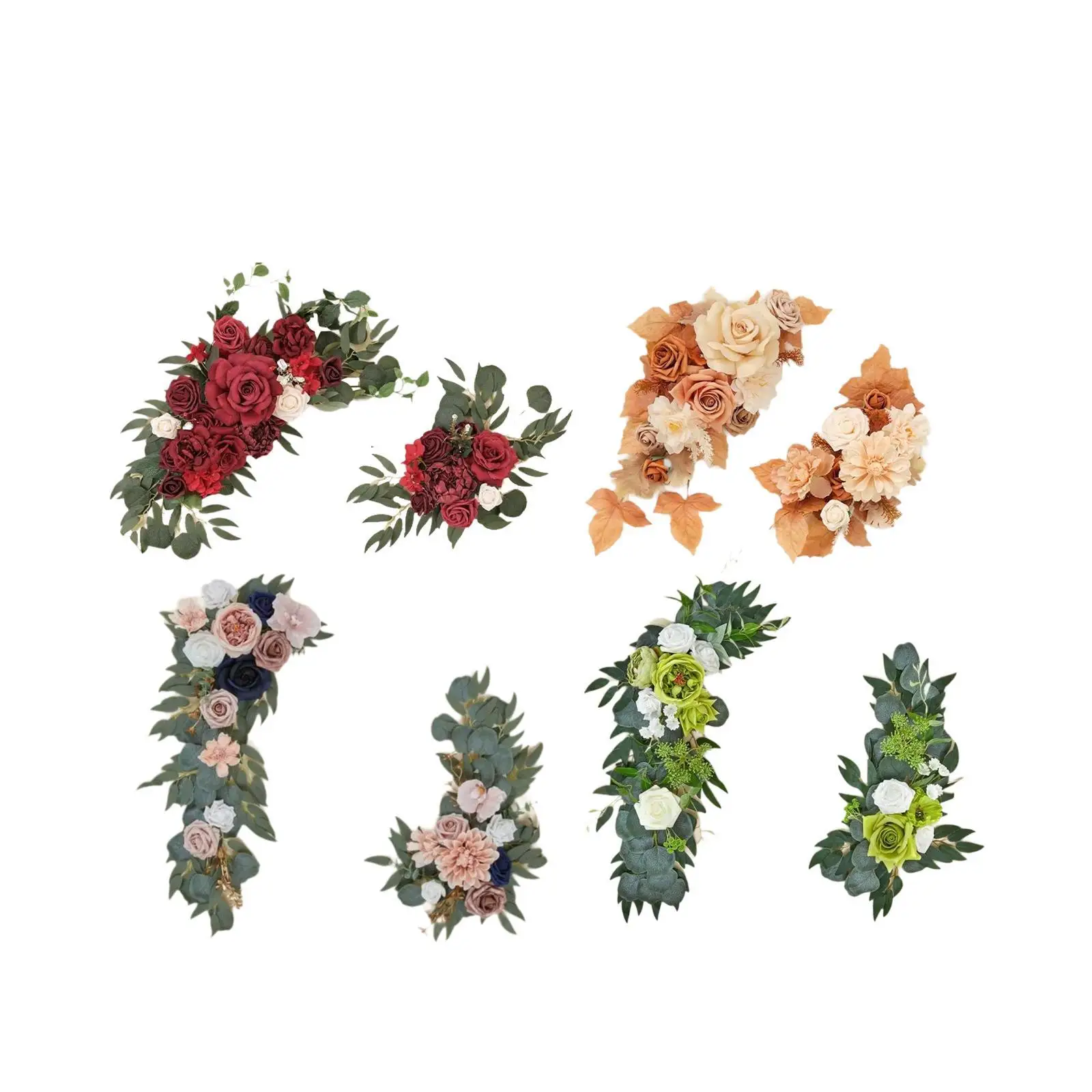 

2 Pieces Wedding Set Wedding Decor Decorative Floral Arrangement for Backdrop