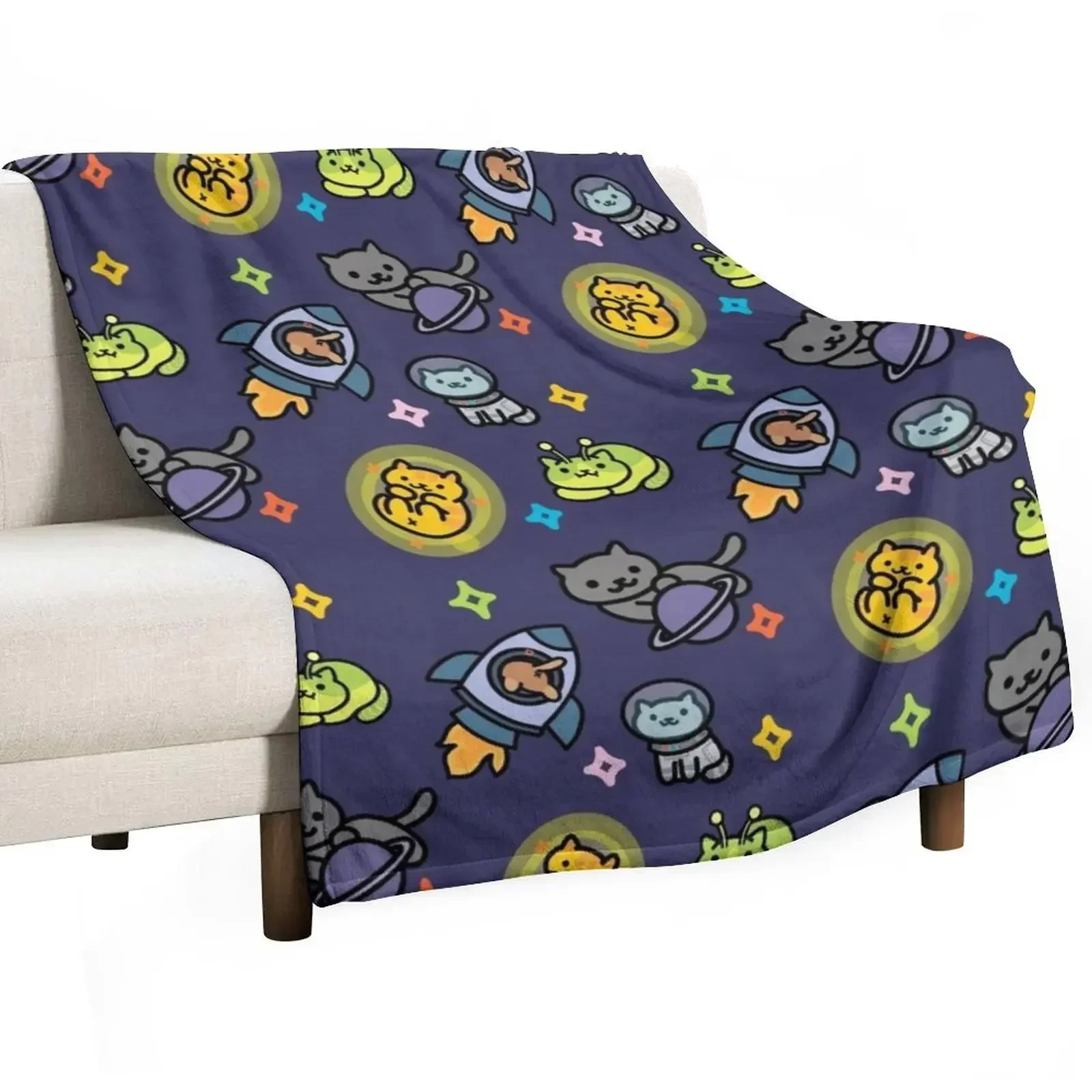 Neko Atsume Throw Blanket Luxury Designer for sofa Baby Blankets