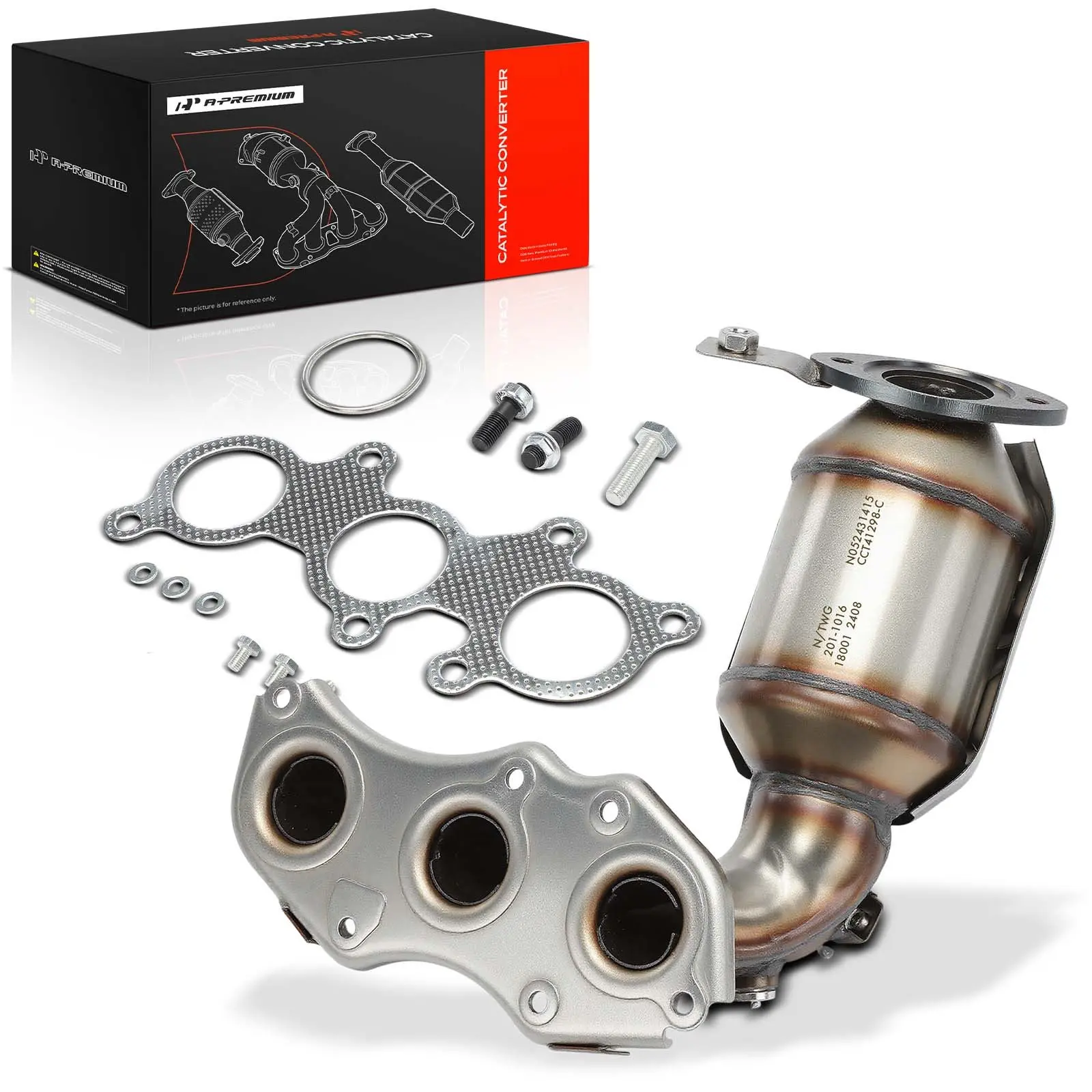 A-Premium Front Catalytic Converter for Toyota RAV4 06-12 Highlander 08-16 Sienna 07-16 Lexus RX350 07-15 RX450h 10-15