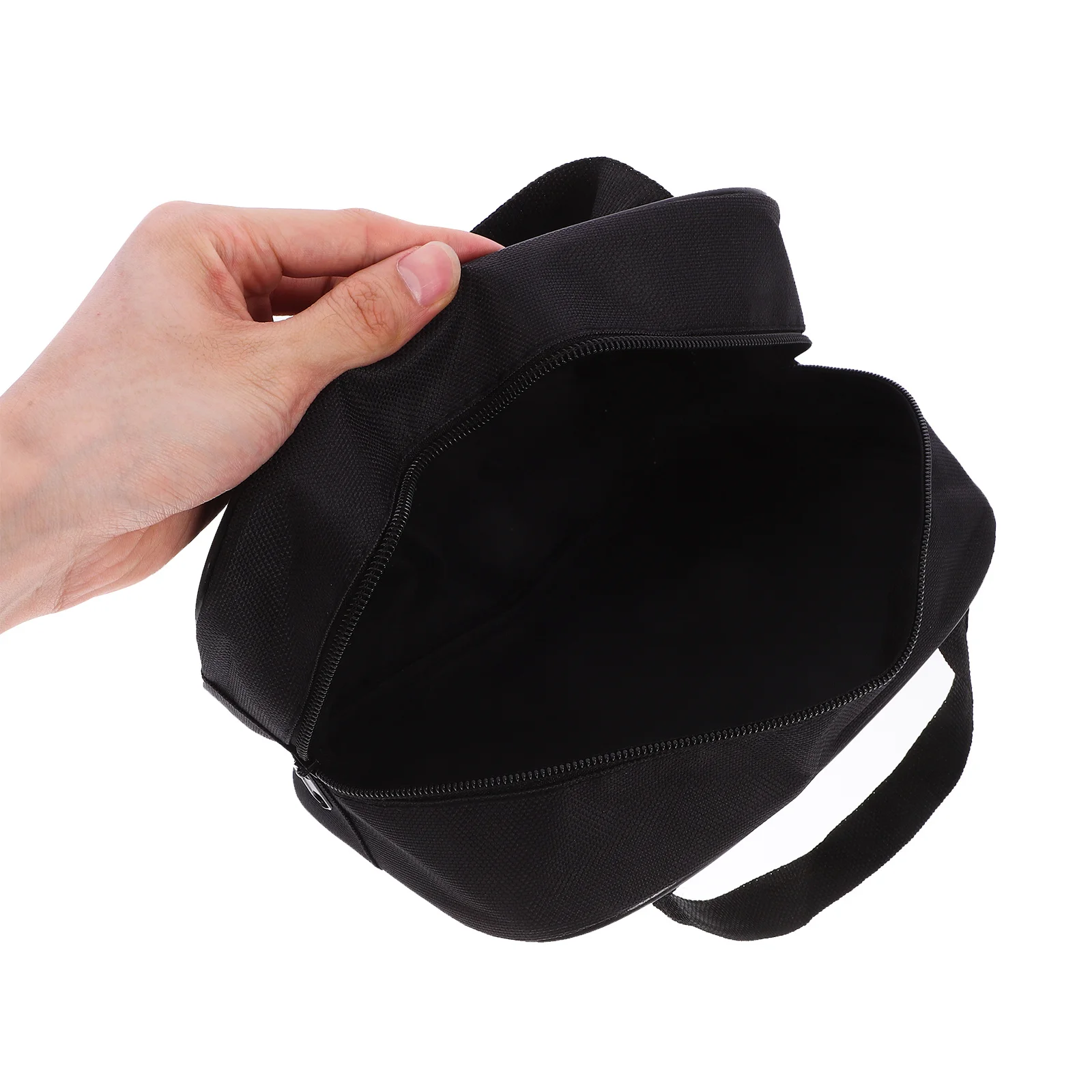 

Air Pump Bag Tire Holder Portable Organizer Pouch Black Cloth Storage For Inflator Pump Multifunctional Foldable