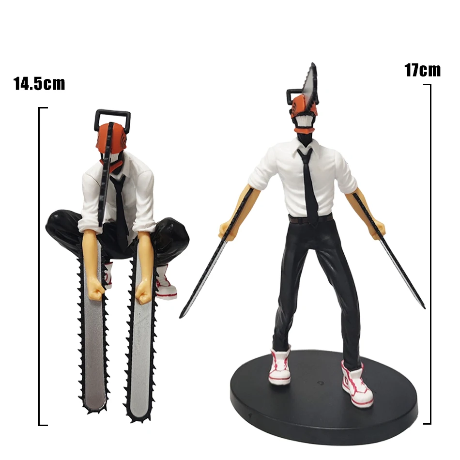 ฟิกเกอร์อนิเมะ Chainsaw Man ขนาด 14/17 ซม. พาวเวอร์/เด็นจิ ฟิกเกอร์แอคชั่น PVC ฟิกเกอร์ Chainsaw Man ที่กั้นก๋วยเตี๋ยว ของสะสมสำหรับผู้ใหญ่ โมเดลของเล่น