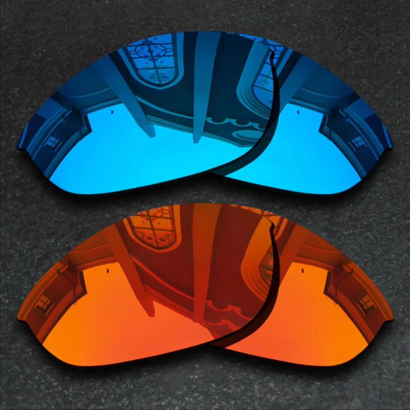 

Небесно-голубые и красные оранжевые солнцезащитные очки, поляризационные сменные линзы для полукуртки Oakley 2.0