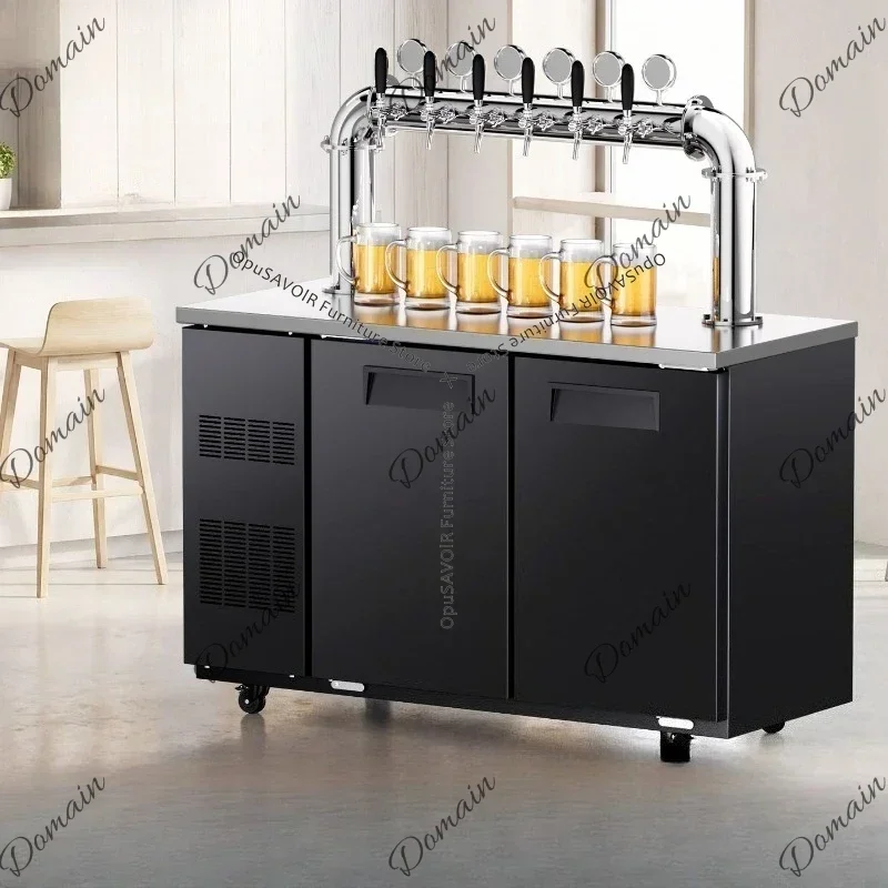 BHJ All-in-One Commercial Draft Beer Machine Air Cooled Fresh Beer Dispenser Craft Beer Equipment Dining Room Furniture JT40 B