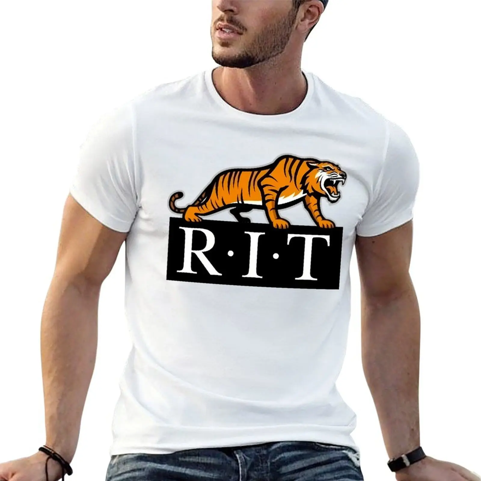 

cotton Institute Logo T-Shirt t t Technology designer Rochester shirts shirts t 100% Of shirt designer man man