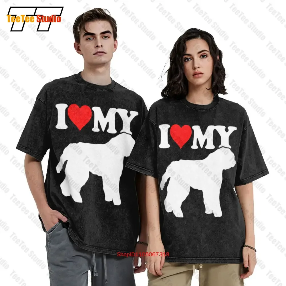I Love My Bouvier Des Flandres Vintage Oversized T-Shirt ICRS