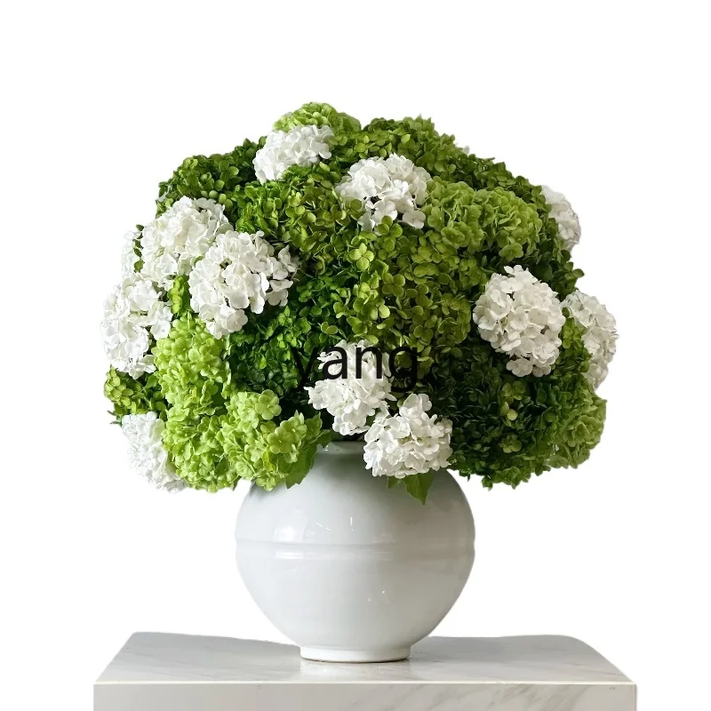 

LMM simulation hydrangea decoration high-end ornaments flower dining table flower sales office decoration