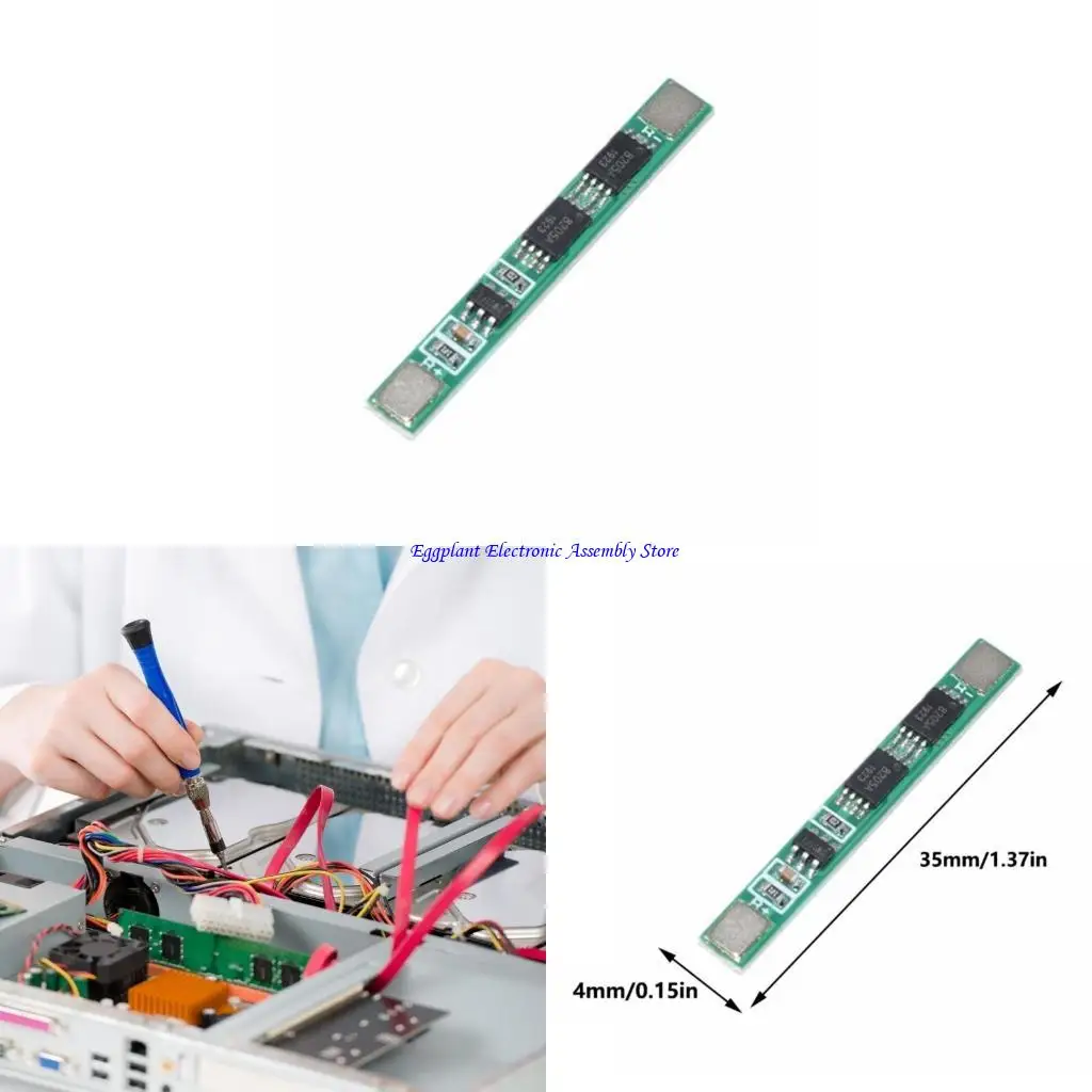 E28D 1S 3.7V 4A BMSs Battery Protections Board for Liion Batteries Providing Overcharge and Short Circuits Protections