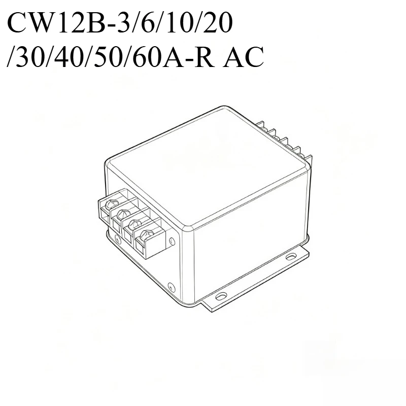 filtre-de-puissance-triphase-onduleur-filtre-emi-filtre-servo-purificateur-cw12b-3-6-10-20-30-40-50-60a-r-ac-380v-cw12b-40a-r-cw12b-30a-r