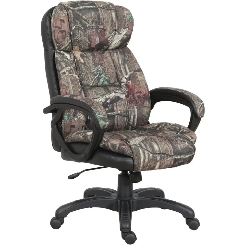 

OS Мебель для дома и офиса, тканевое кресло для руководителя 45,25 из мшистого дуба/черного цвета