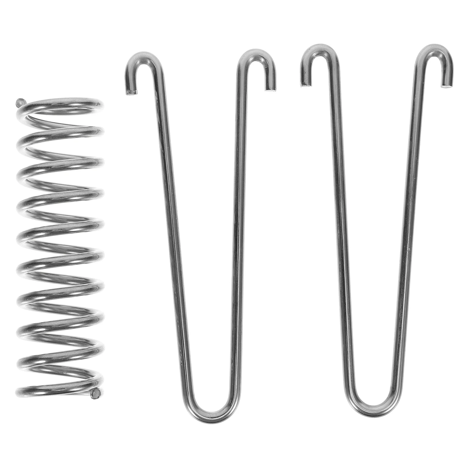 

2pcs Dog Leash Shock Absorbing Spring Heavy Duty 304 Stainless Steel Explosion Proof Tension Spring For Large Medium Small Dogs