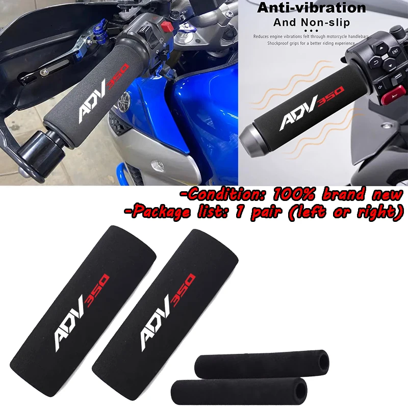 Fit For Honda ADV350 ADV 350 Handlebar Grips Anti Vibration Motorcycle Grip Accessories Sponge Grip