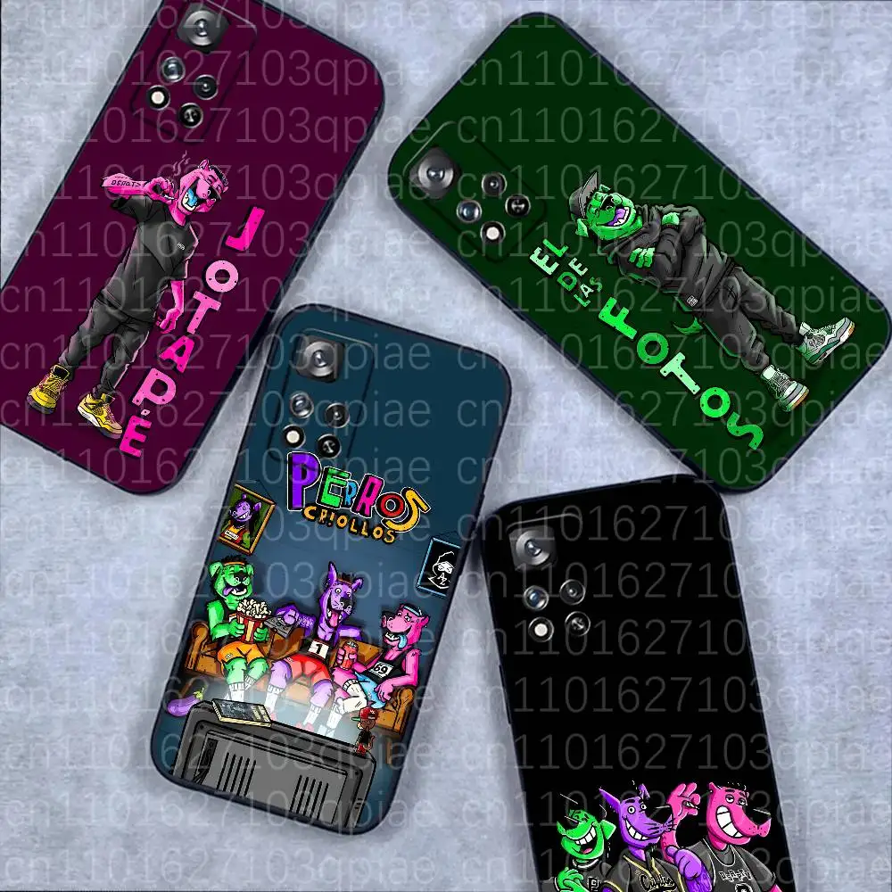 Perros Criollos Phone Case For Samsung S10,S21,FE,S21,Note 20,S26,S25,S24,S23,Ultra,S9,S22,Plus Soft Black