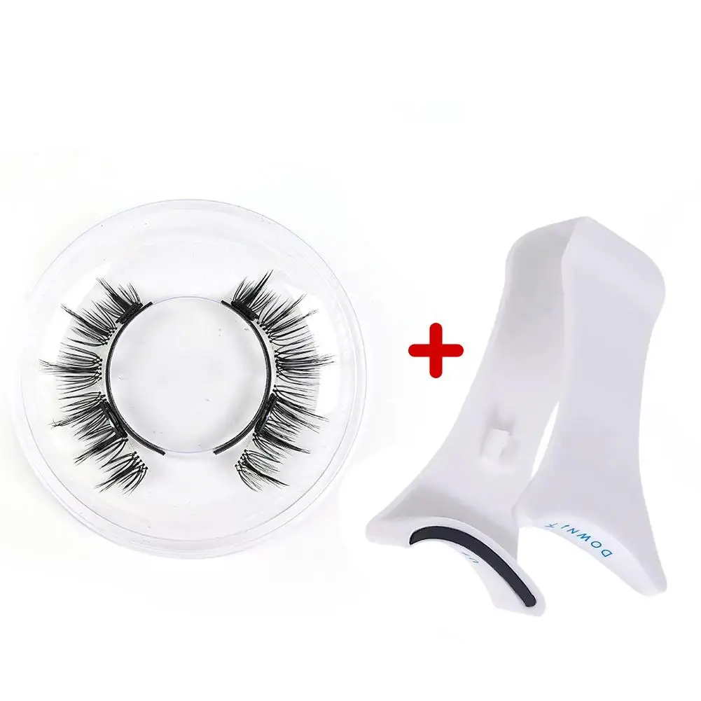 Super magnetische Wimpern, handgefertigt, 3D-natürliche magnetische falsche Wimpern + Clip, wiederverwendbare magnetische Wimpern, Pinzetten-Set ﻿
