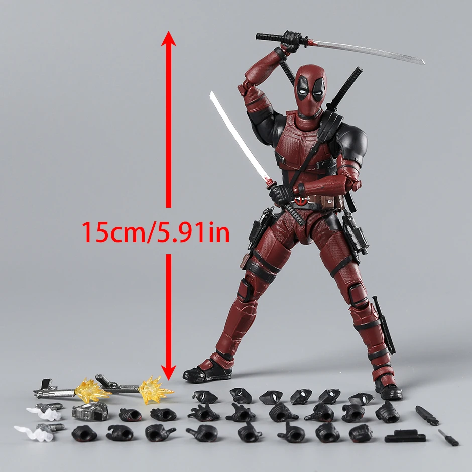 SHF Deadpool 2 PVC Action Figure Collectible Model Toy