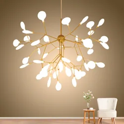 Modern Nordic Firefly Led Ceiling Chandelier Pendant Lamp G4 Led Lights Home Baby Room Bedroom Living Room Decoration Lustre