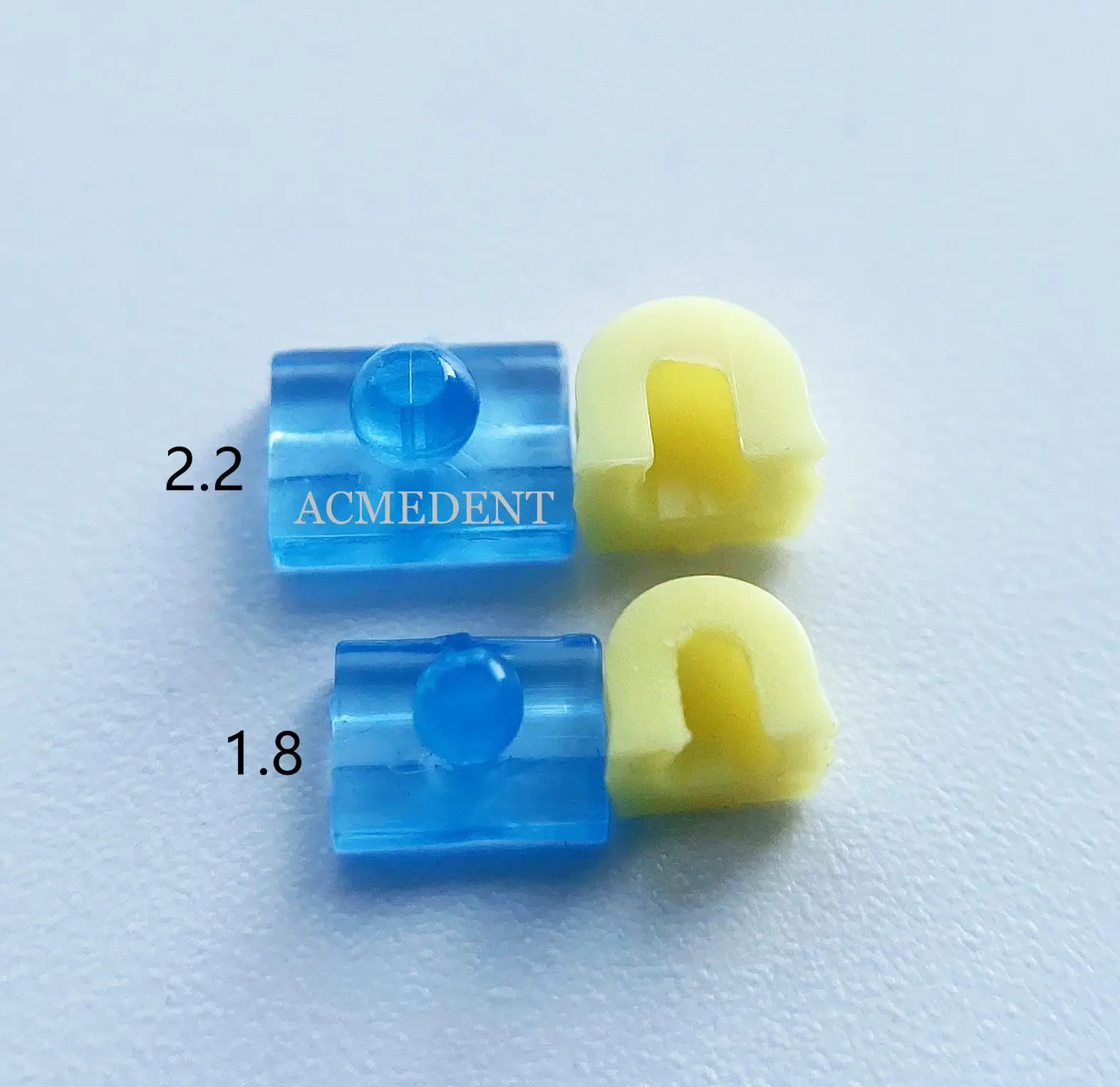 

2Kit Dental Ball Attachment Overdenture Cap 2.2mm 1.8mm Abutment Implant