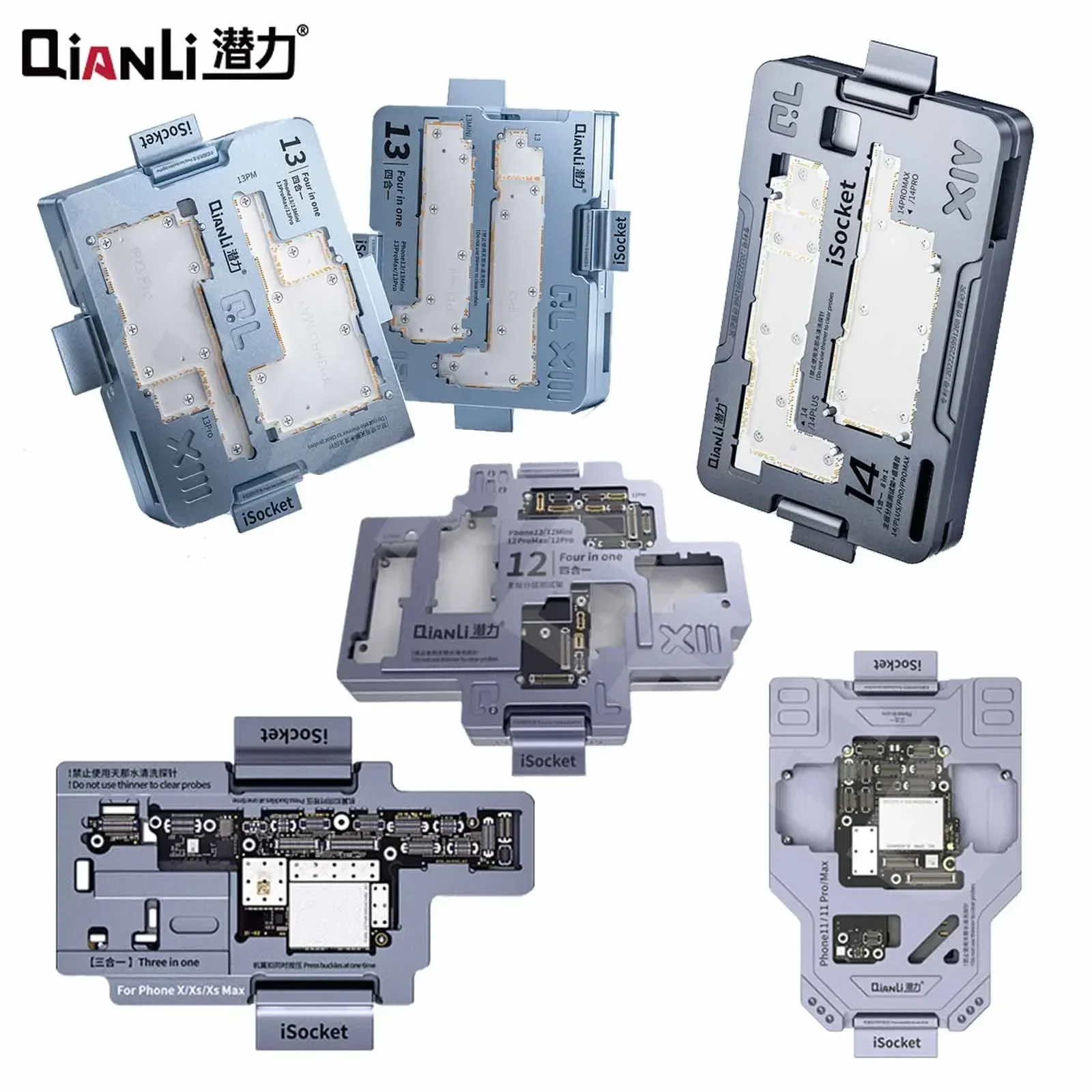 QIANLI iSocket for iPhone X to 17 Pro Max Logic Board Test Stand