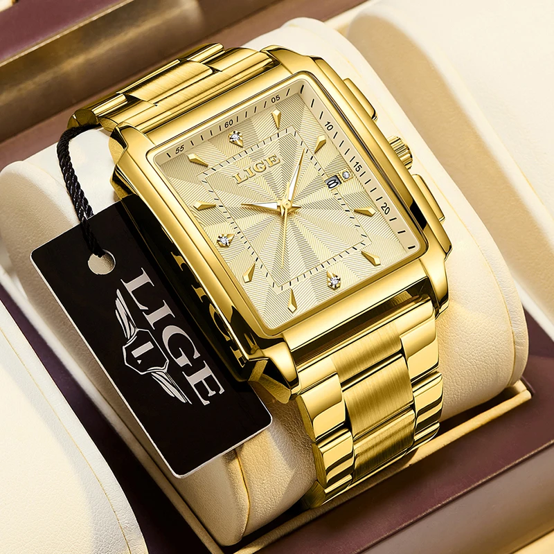 Reloj LIGE a la moda resistente al agua para mujer, reloj de lujo de marca superior para mujer, reloj deportivo informal con fecha, relojes de pulsera de cuarzo para mujer, Montre Femme