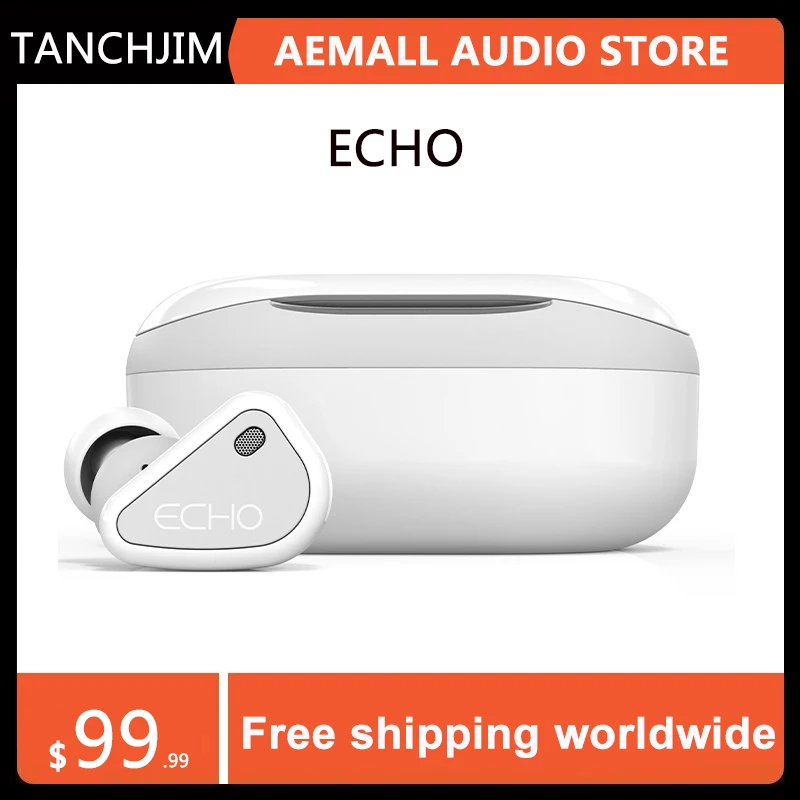 

TANCHJIM ECHO TWS Earphones QCC3040 Bluetooth 5.2 APTX/APTX Adaptive/AAC/SBC IPX4 Waterproof Headphone True Wireless Earbuds