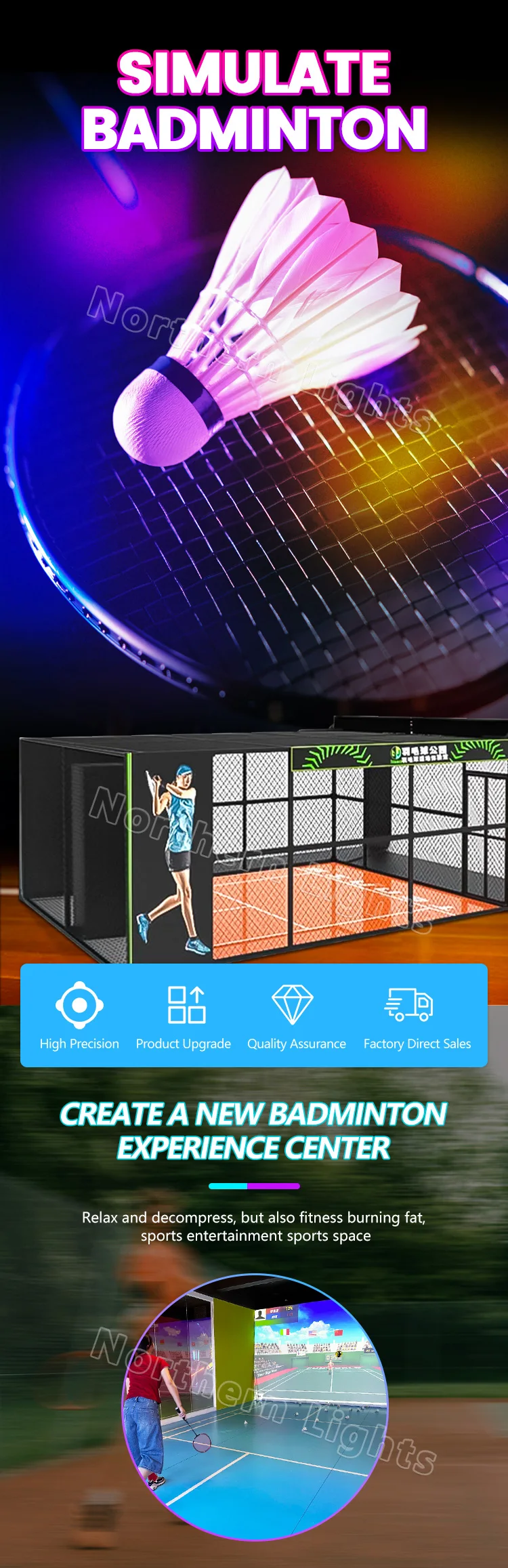 Hala do symulacji badmintona w – Sports Equipment Manufacturers recenzja i cena