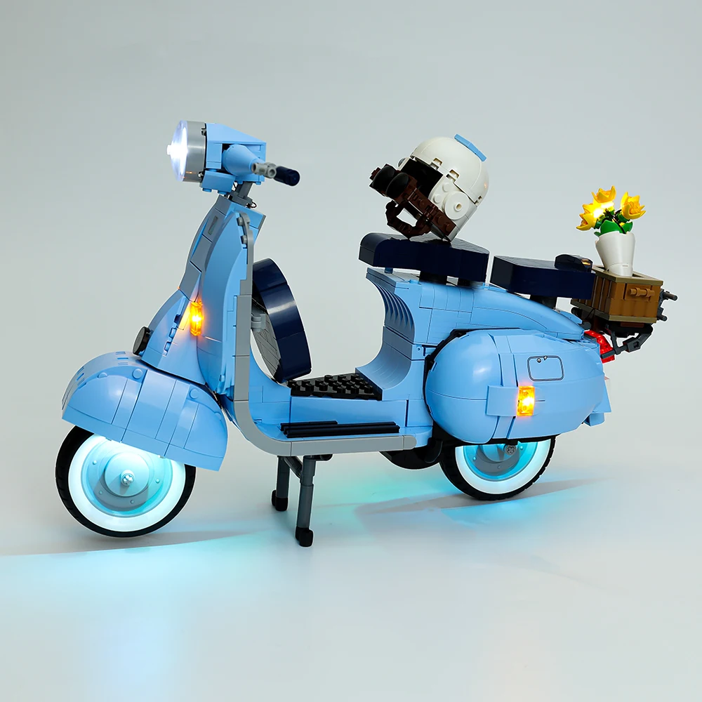 EASYLITE LED Light Set per Creator Expert 10298 Vespa 125 moto moto modello Building Blocks solo Kit di illuminazione No Model