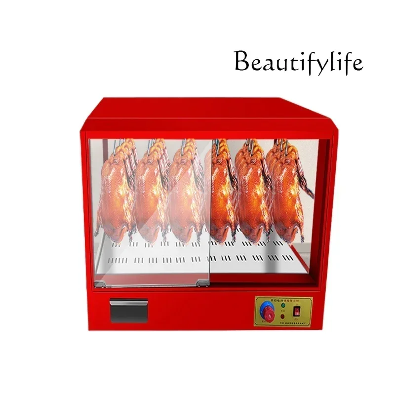 Commercial roast duck insulation cabinet crispy pork belly desktop display cabinet