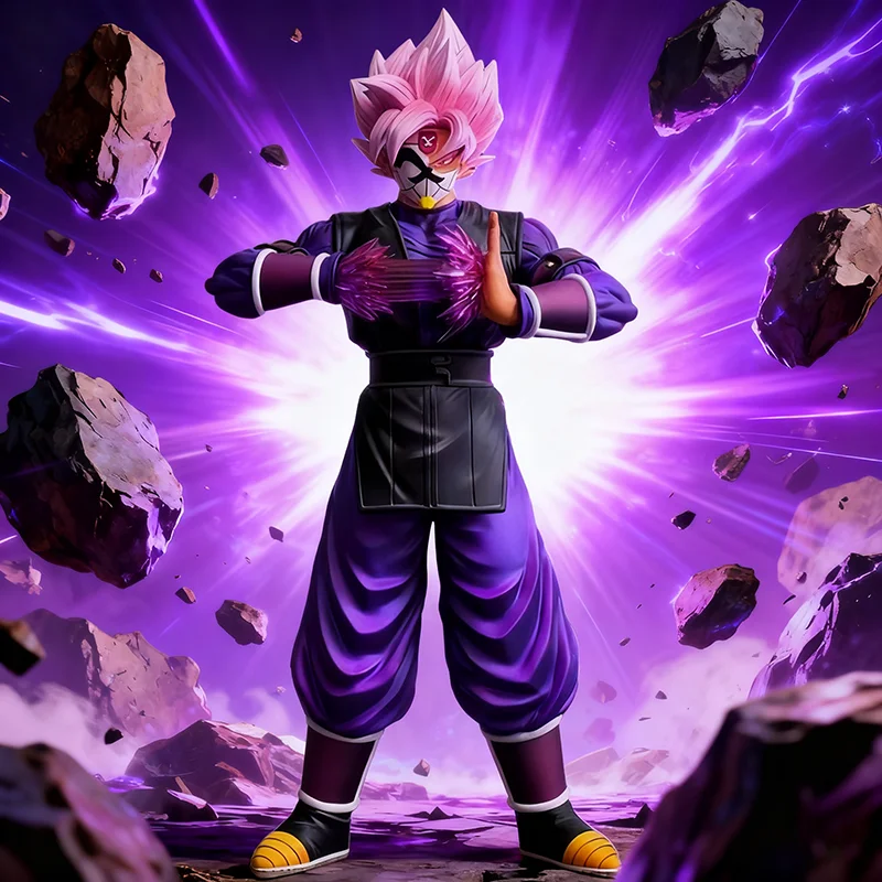 31cm Super Saiyan Rose Son Goku Model Dragon Ball Z Action Figure Anime DBZ Zamasu Figurine PVC GK Statue Ornament Peripheral