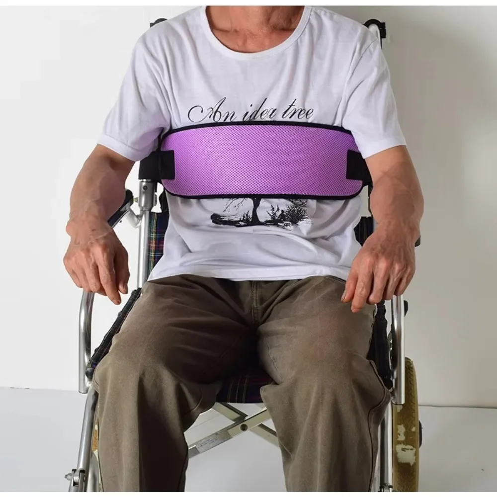 Multi-color Wheelchair Restraint Adjustable Belt Safety Harness Strap Chair Waist Belt For Elderly Patients Brace Support Care