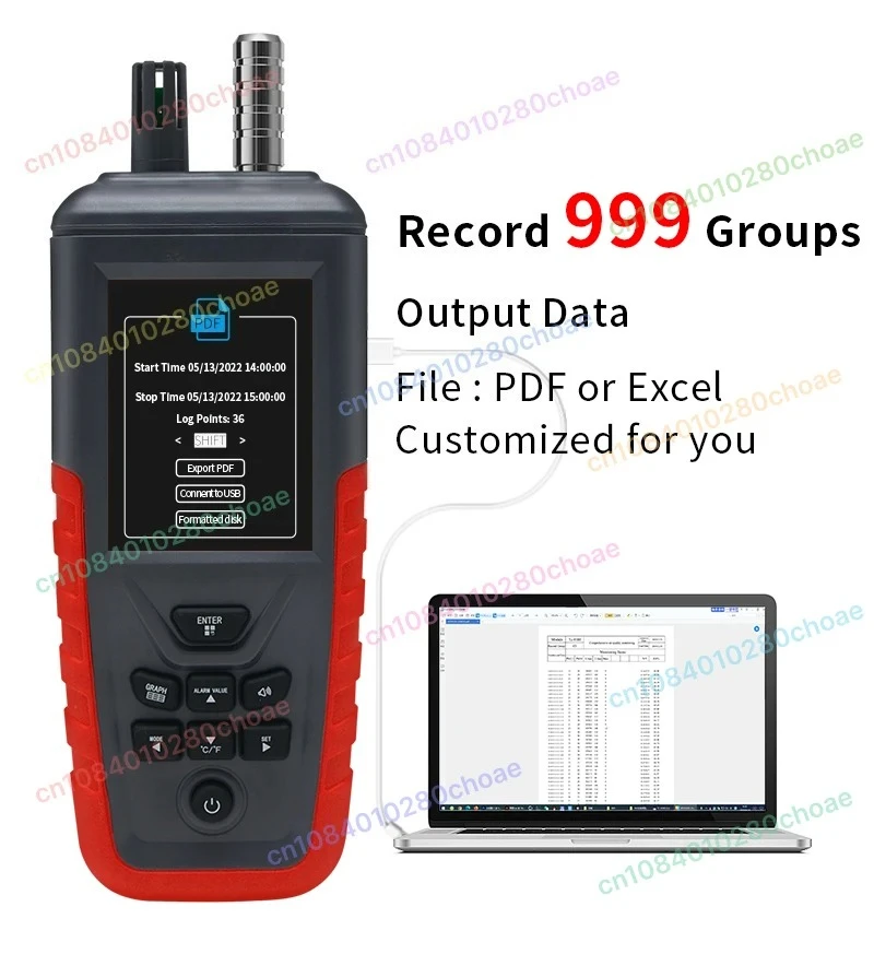 TC8200 Dust particle counter Clean detector Ash dust particles Air quality High