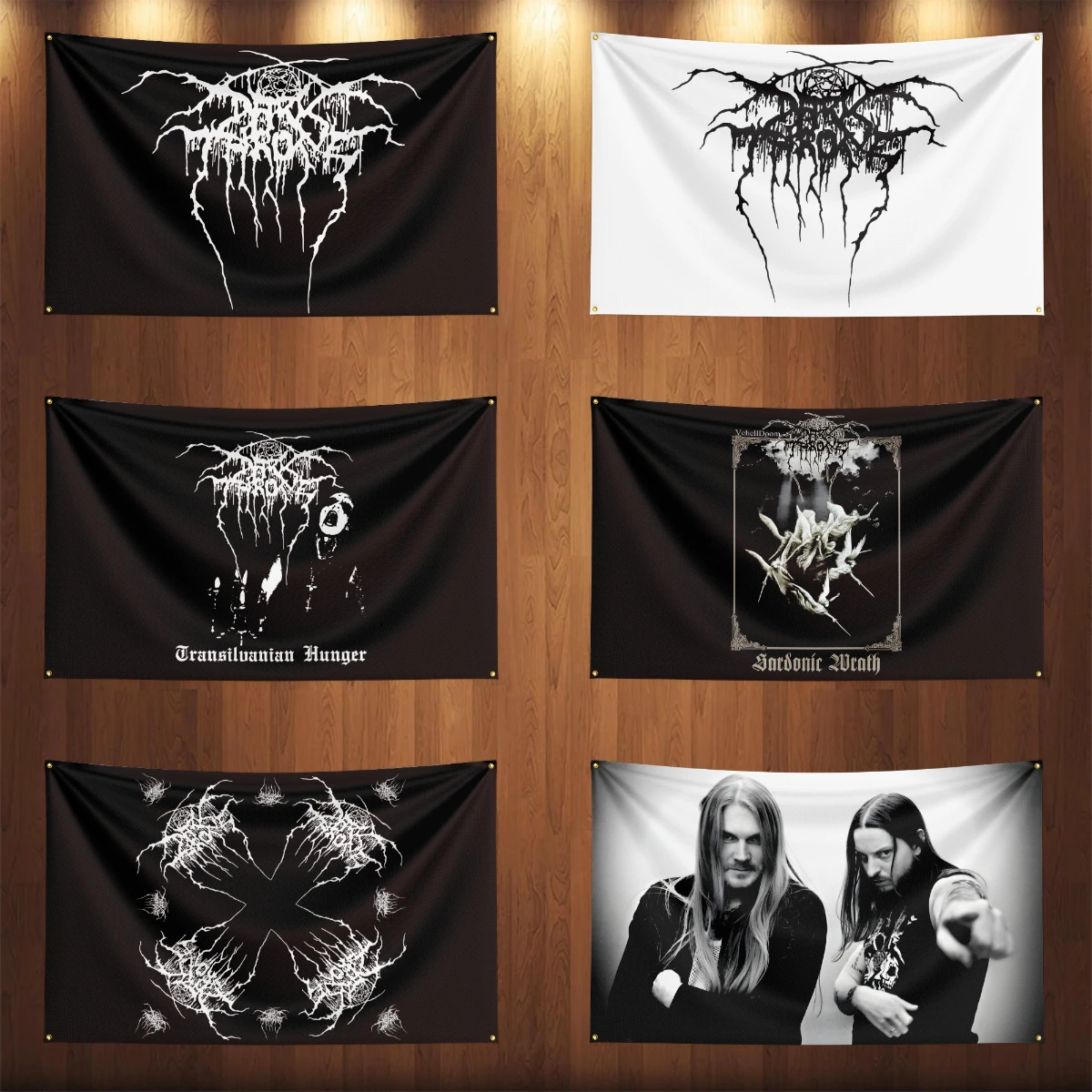 3x5 Ft D-Darkthrones Heavy Rock Band Band Banner con stampa digitale in poliestere per arazzo da parete per camera da letto
