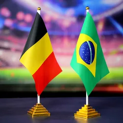 10Pcs Plastic Base Round Square Flagpole Base Table Flag Holders Flag Bases Decoration