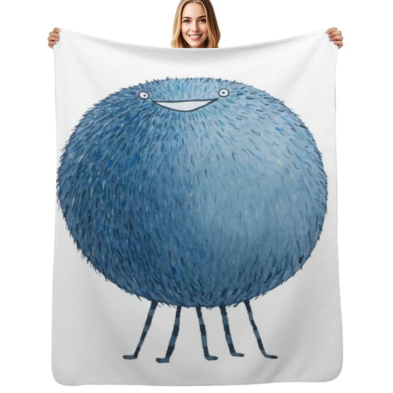 

Poofy Moofus Throw Blanket Stylish Warm Blanket for Living Room Bedroom