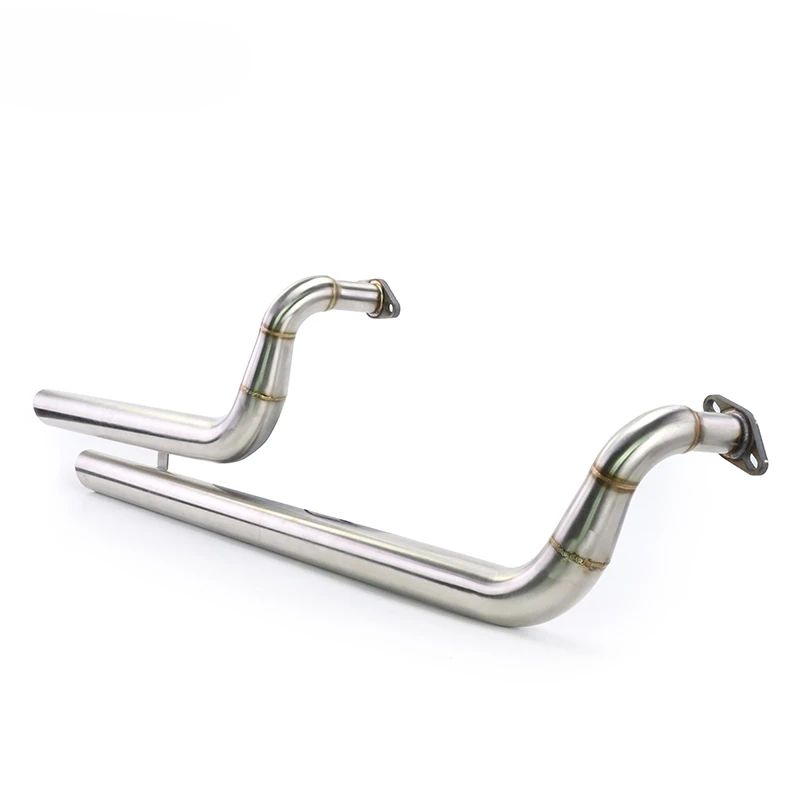 RKR untuk Jinjila 300 Pipa Knalpot Modifikasi BD300 Knalpot Peredam Baja Tahan Karat Suara Tapal Kuda