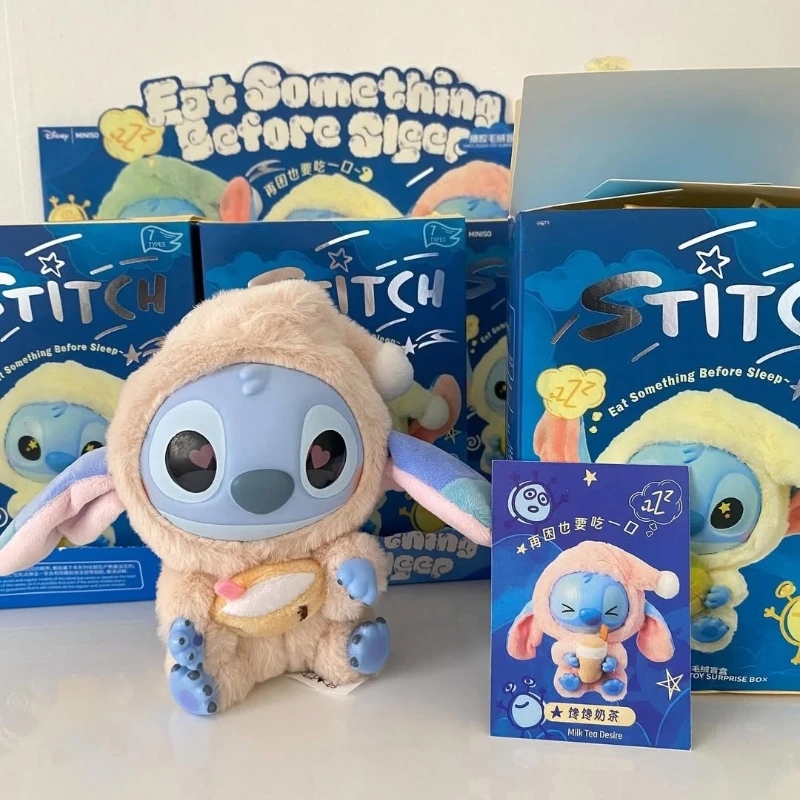 بانداي غرزة جديدة أكل بعض شيء قبل النوم سلسلة الفينيل صندوق أعمى حقيبة قلادة لطيف أفخم دمية صندوق غامض لعبة مفاجأة الهدايا