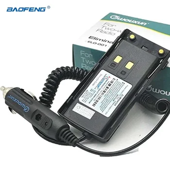 Wouxun için yeni orijinal KG-UV9D artı araba şarjı pil Eliminator adaptörü taşınabilir radyo alıcı-verici walkie-talkie aksesuarları