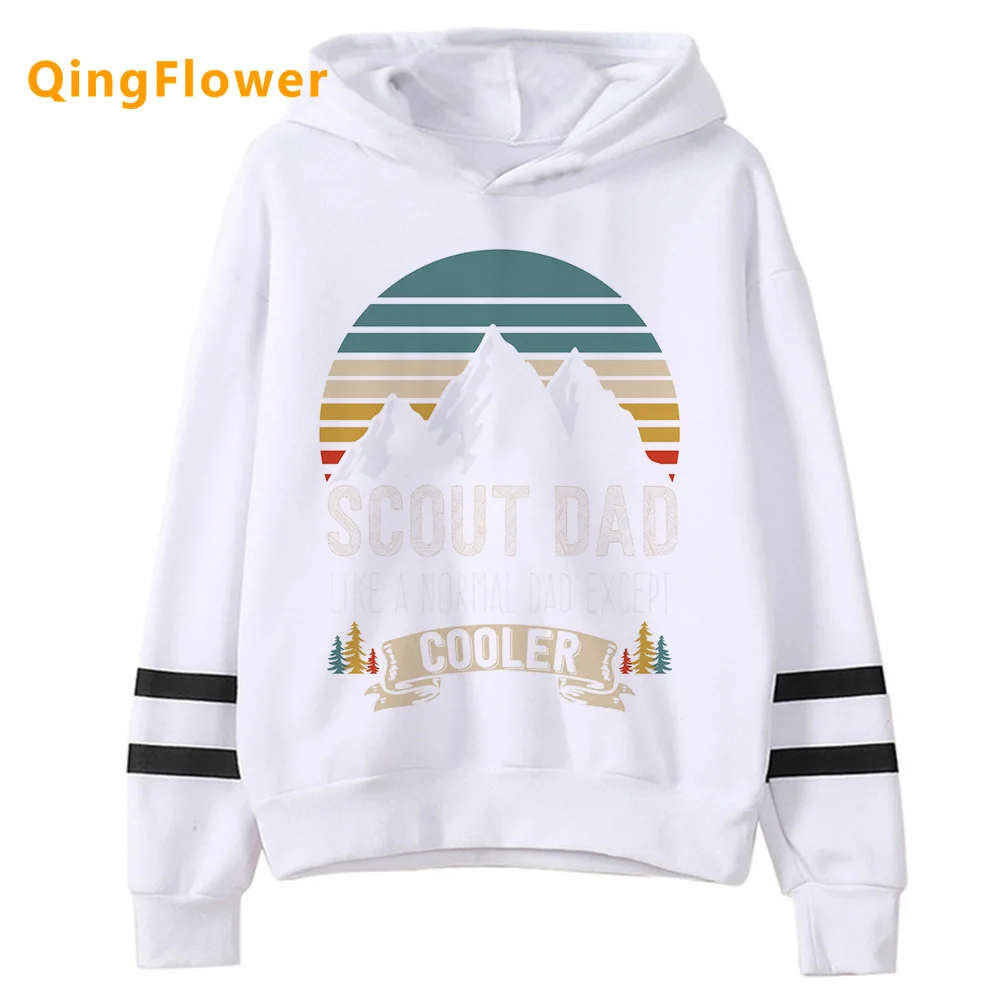 Scouting hoodies women japanese long sleeve top 90s Korean style hoddies Hooded Shirt female aesthetic clothing