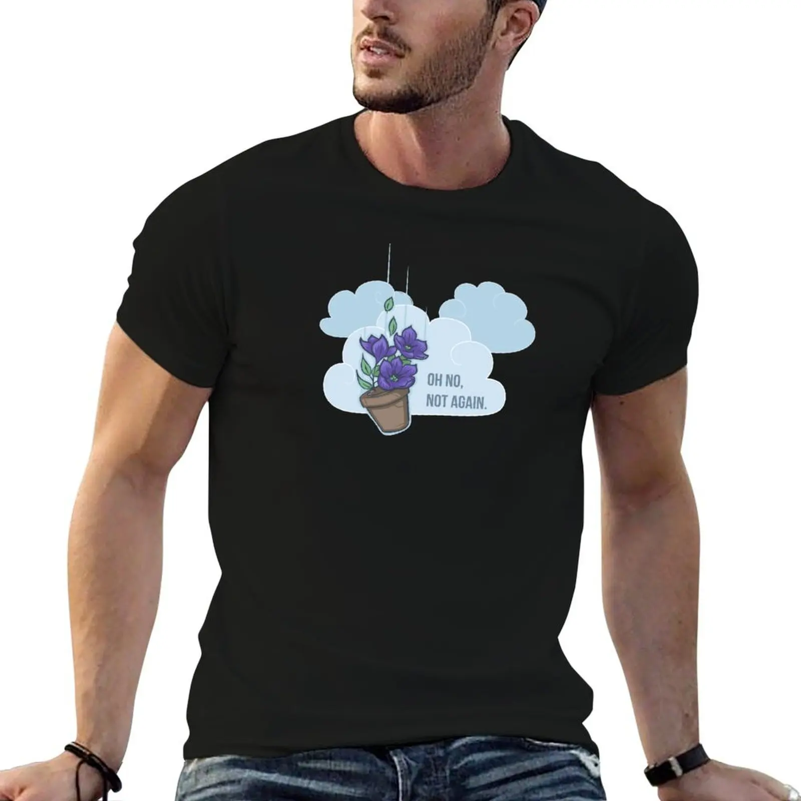 Falling Bowl of Petunias T-Shirt cheap stuff essential t shirt tees sweat shirts, men