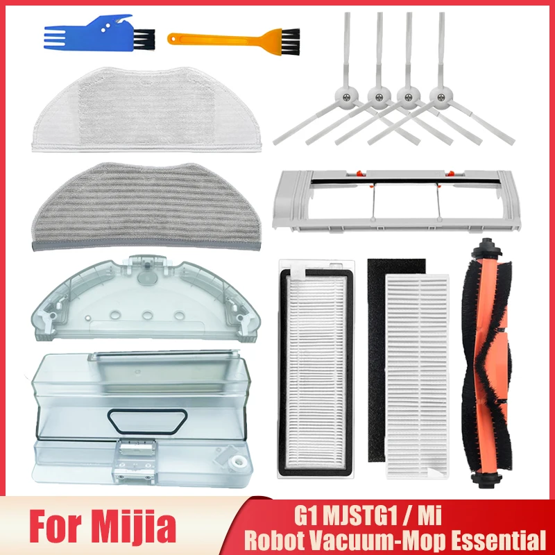 Per XiaoMi Mijia G1 MJSTG1 Mi Robot Vacuum-Mop Essential SKV4136GL Cleaner spazzola principale/laterale scatola della polvere serbatoio dell\'acqua